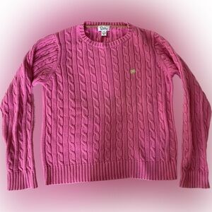 Vintage Lilly Pulitzer cable sweater M